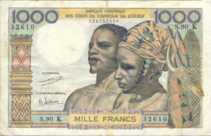 West African States, 1,000 Franc, P703Ki