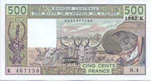 West African States, 500 Franc, P706Kd