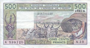 West African States, 500 Franc, P706Ke
