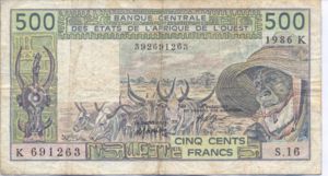 West African States, 500 Franc, P706Ki