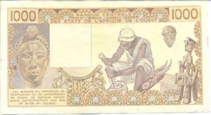 West African States, 1,000 Franc, P707Kf