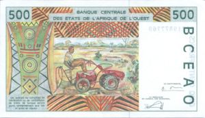 West African States, 500 Franc, P710Km
