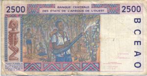 West African States, 2,500 Franc, P712Ka