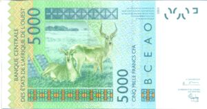 West African States, 5,000 Franc, P717Kb