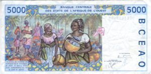 West African States, 5,000 Franc, P813Ti