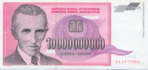Yugoslavia, 10,000,000,000 Dinar, P127