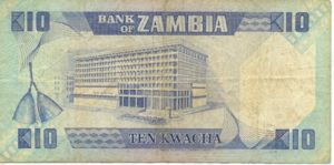 Zambia, 10 Kwacha, P26d