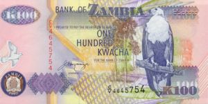 Zambia, 100 Kwacha, P38b