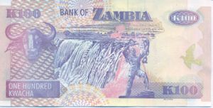 Zambia, 100 Kwacha, P38h