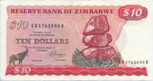 Zimbabwe, 10 Dollar, P3d