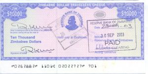 Zimbabwe, 10,000 Dollar, P17