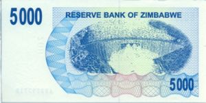 Zimbabwe, 5,000 Dollar, P45