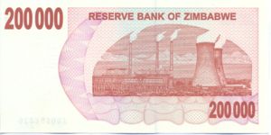 Zimbabwe, 200,000 Dollar, P49