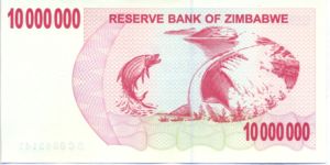 Zimbabwe, 10,000,000 Dollar, P55b