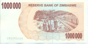 Zimbabwe, 1,000,000 Dollar, P53