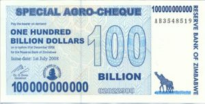 Zimbabwe, 100,000,000,000 Dollar, P64
