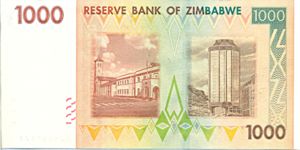 Zimbabwe, 1,000 Dollar, P71