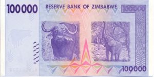 Zimbabwe, 100,000 Dollar, P75