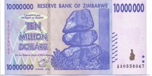 Zimbabwe, 10,000,000 Dollar, P78