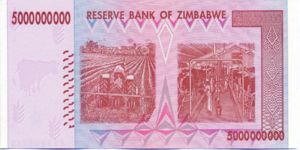 Zimbabwe, 5,000,000,000 Dollar, P84