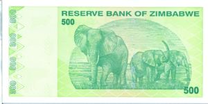 Zimbabwe, 500 Dollar, P98