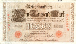 Germany, 1,000 Mark, P44b