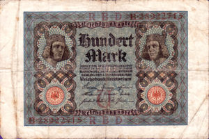 Germany, 100 Mark, P69b