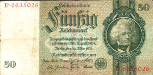 Germany, 50 Reichsmark, P182a H