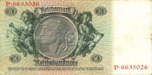 Germany, 50 Reichsmark, P182a H