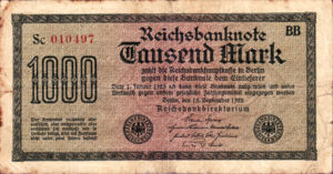 Germany, 1,000 Mark, P76b v1