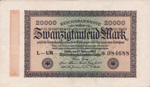 Germany, 20,000 Mark, P85a v2