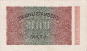 Germany, 20,000 Mark, P85a v1