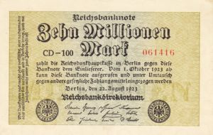 Germany, 10,000,000 Mark, P106b