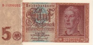 Germany, 5 Reichsmark, P186a
