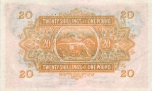 East Africa, 20 Shilling, P35