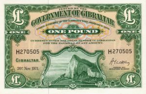 Gibraltar, 1 Pound, P18b