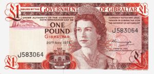 Gibraltar, 1 Pound, P20a