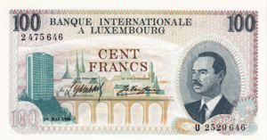 Luxembourg, 100 Franc, P14a