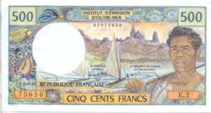 New Caledonia, 500 Franc, P60e