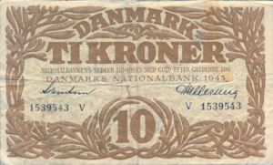 Denmark, 10 Krone, P31p