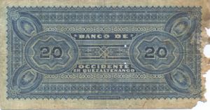 Guatemala, 20 Peso, S179
