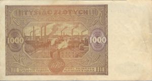Poland, 1,000 Zloty, P122
