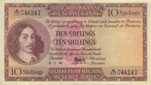 South Africa, 10 Shilling, P91d