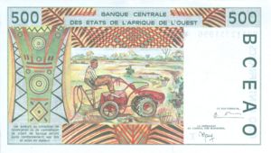West African States, 500 Franc, P810Tj