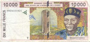 West African States, 10,000 Franc, P814Th