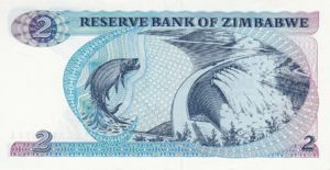 Zimbabwe, 2 Dollar, P1a
