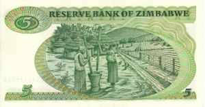 Zimbabwe, 5 Dollar, P2c