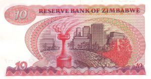 Zimbabwe, 10 Dollar, P3e