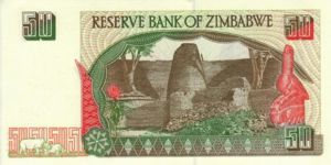 Zimbabwe, 50 Dollar, P8a