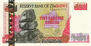 Zimbabwe, 500 Dollar, P10